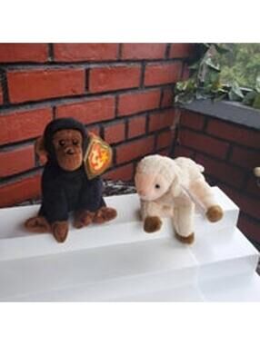 Vintage Ty Beanie Babies Ewey and Congo